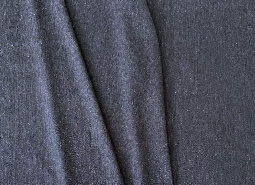 Linen Rayon Spandex Fabric – Great Drape & Comfort Stretch, Dark Navy & Grey 8162 8163