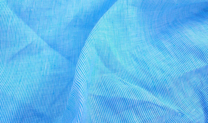 100% Linen Fabric Stripe Collections Light Weight (4708 6273 5997 4575 6258 6157) - The Linen Lab - Blue 4708
