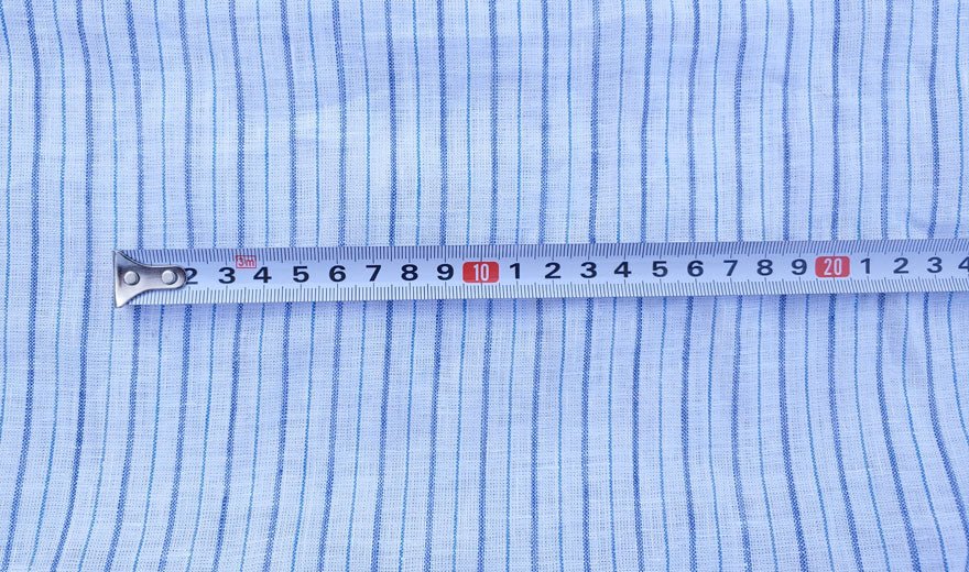 100% Linen Fabric Stripe Collections Light Weight (4708 6273 5997 4575 6258 6157) - The Linen Lab - Yellow 4575
